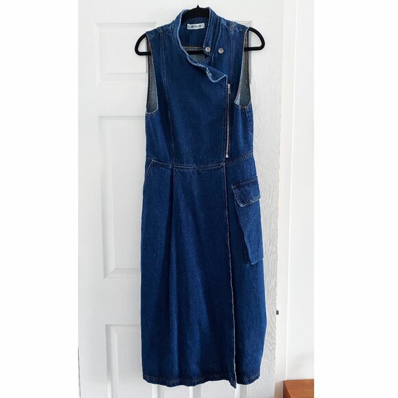 Henrik Vibskov "Craft" Denim Dress, size Large - Picture 4 of 13